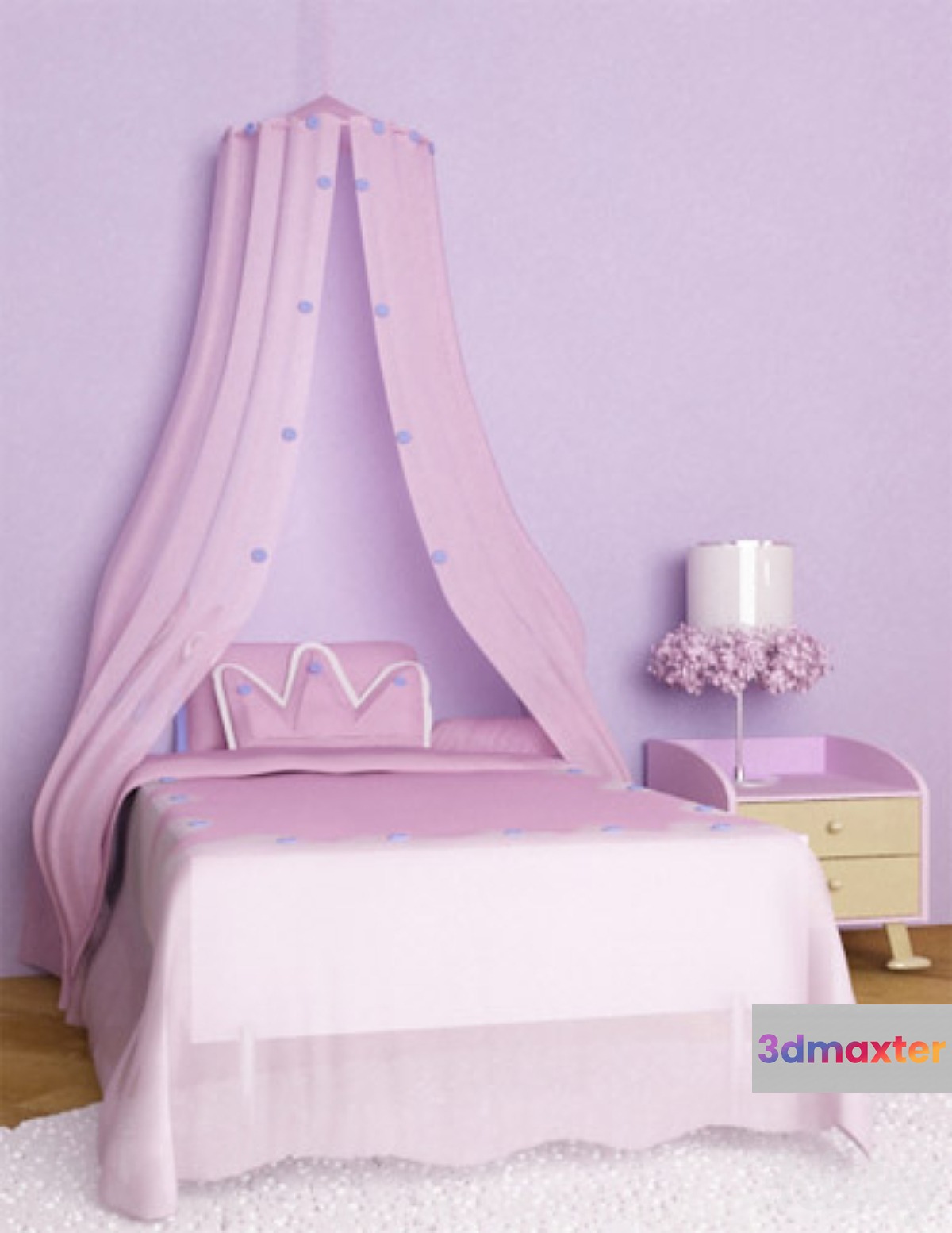 CILEK furniture krovat?3dsMax 2009 VRay