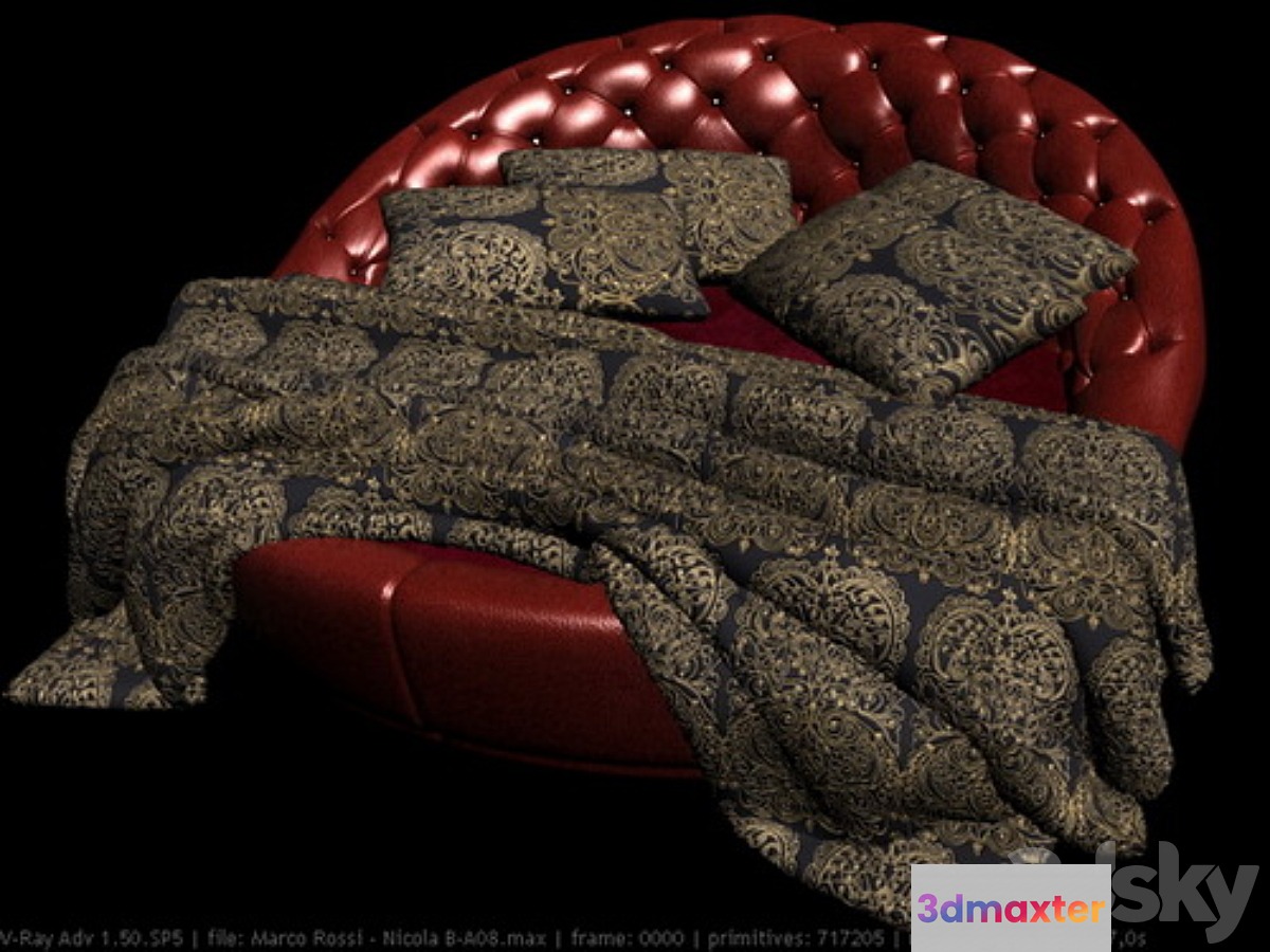round bed Marco Rossi