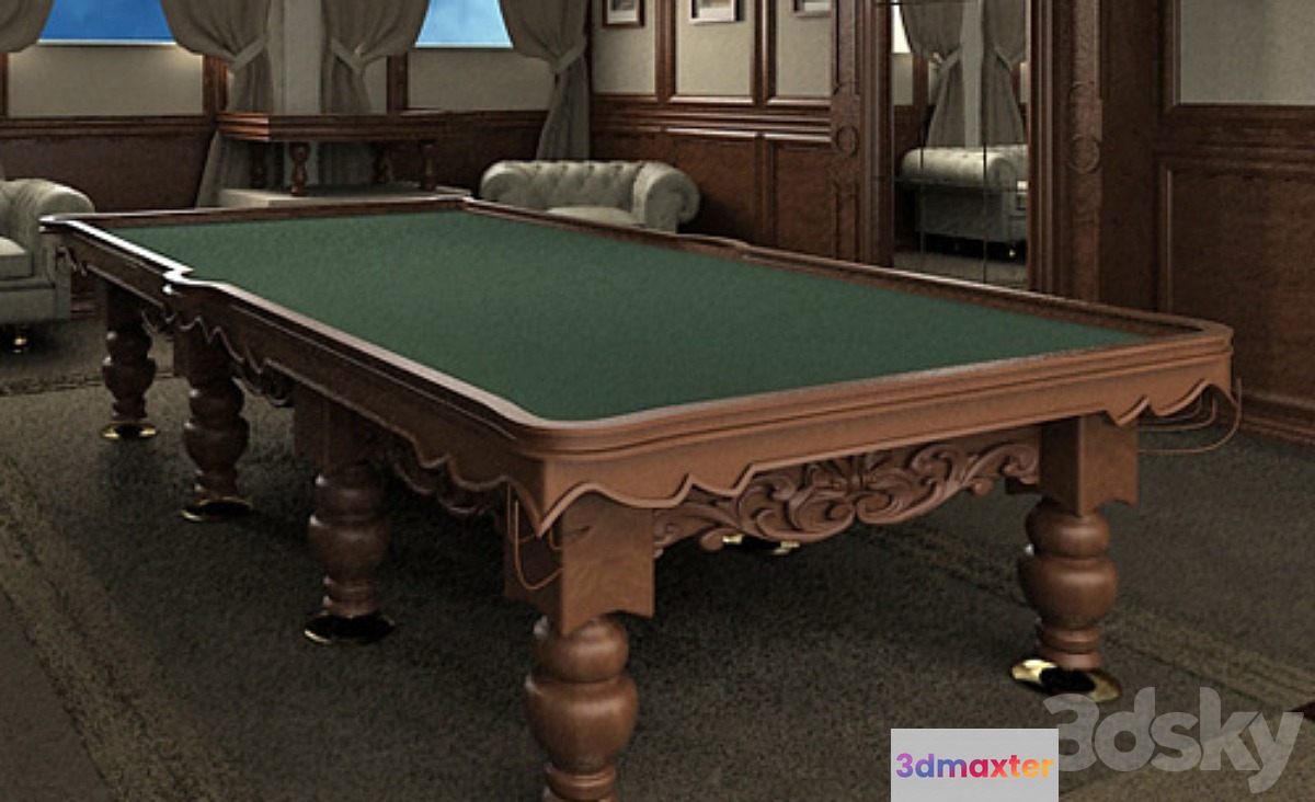 Classic bill??rdnyj table