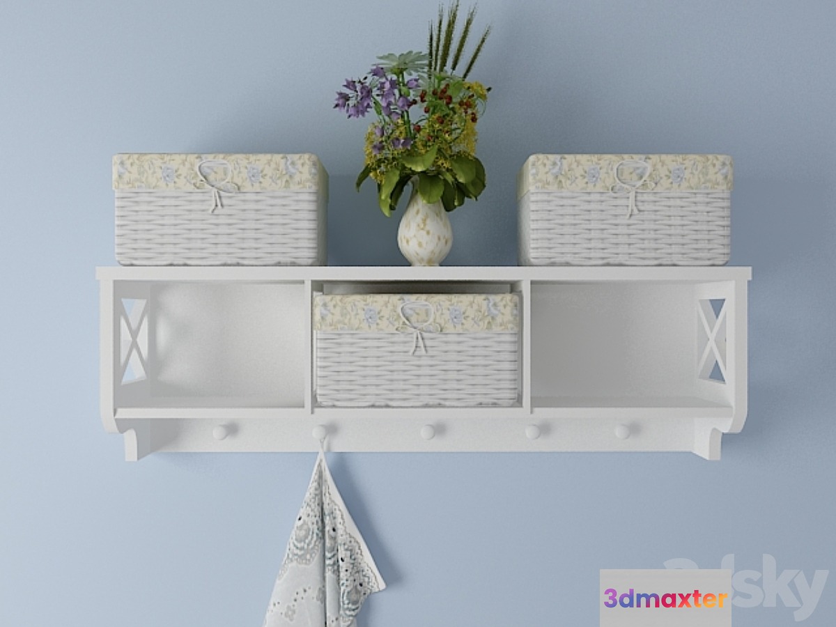 Shelf with korzinkami. - No.2