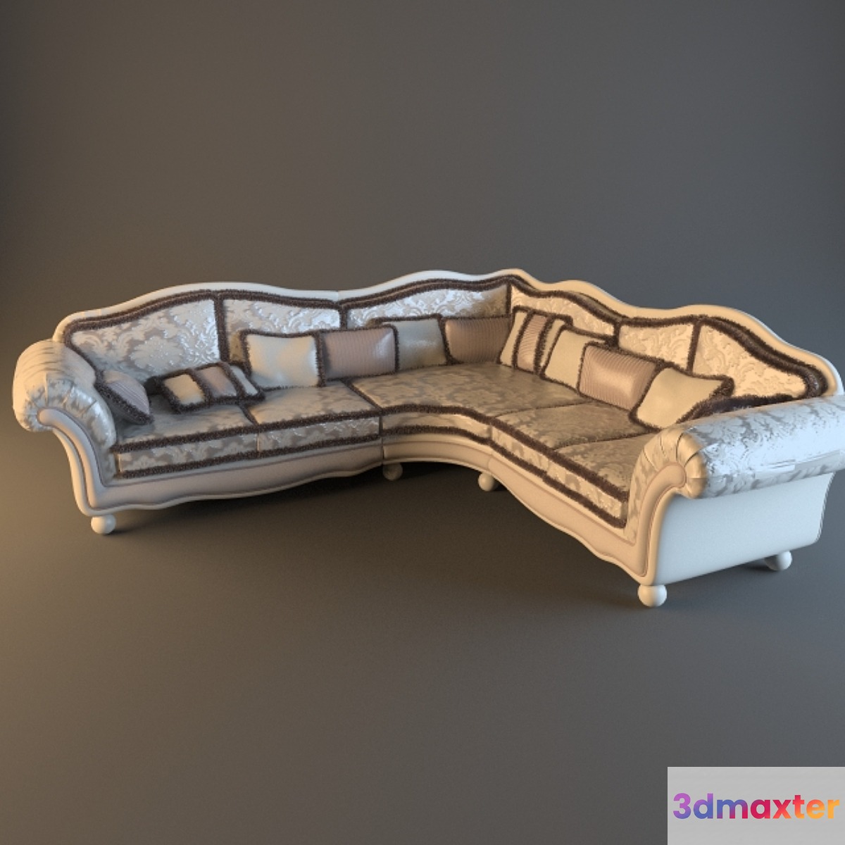 Sofa corner 3D Max