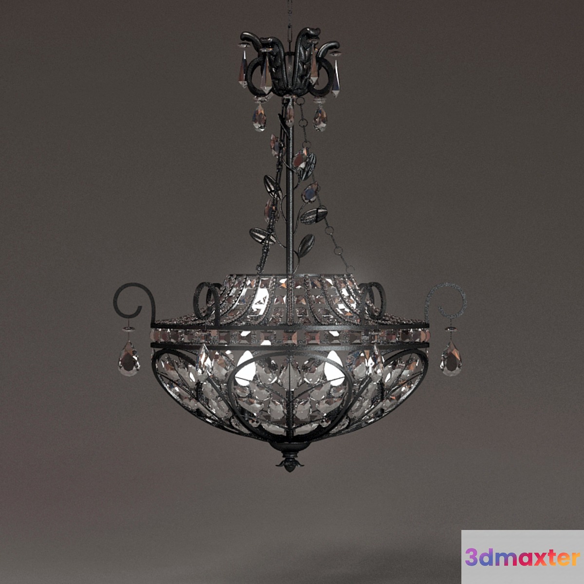 Chandelier savoy-victiria 3D Max
