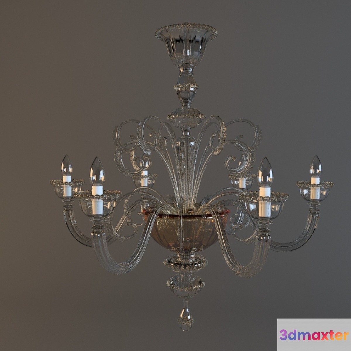 chandelier deMajo 3D Max