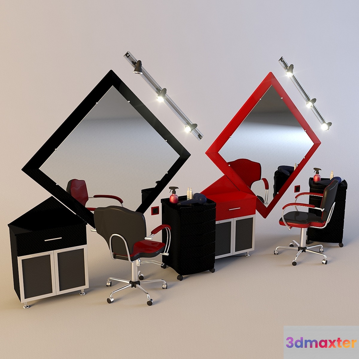 Set_For_Parikmaher 3D Max