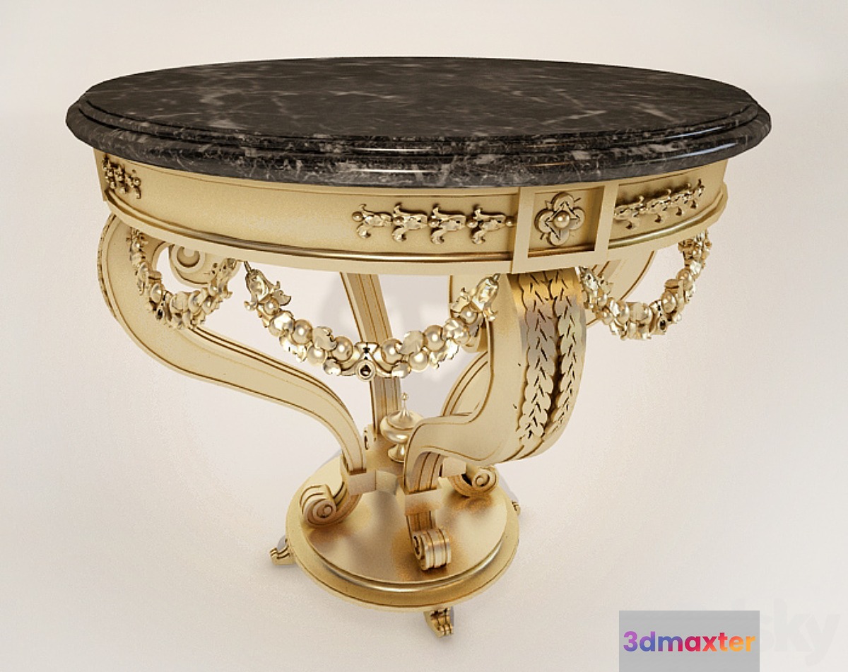 Table Classic 3D Max
