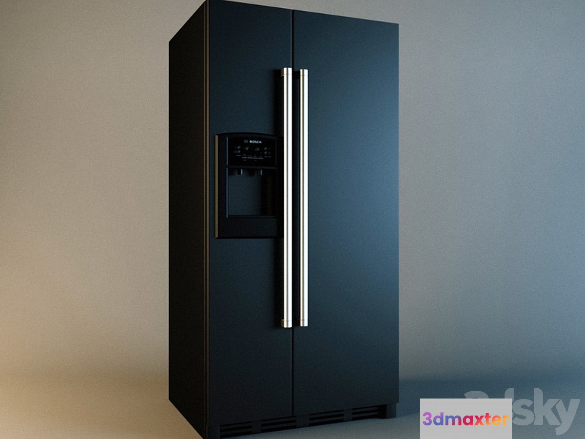 Refrigerator Bosch KAN 58A55 3D Max
