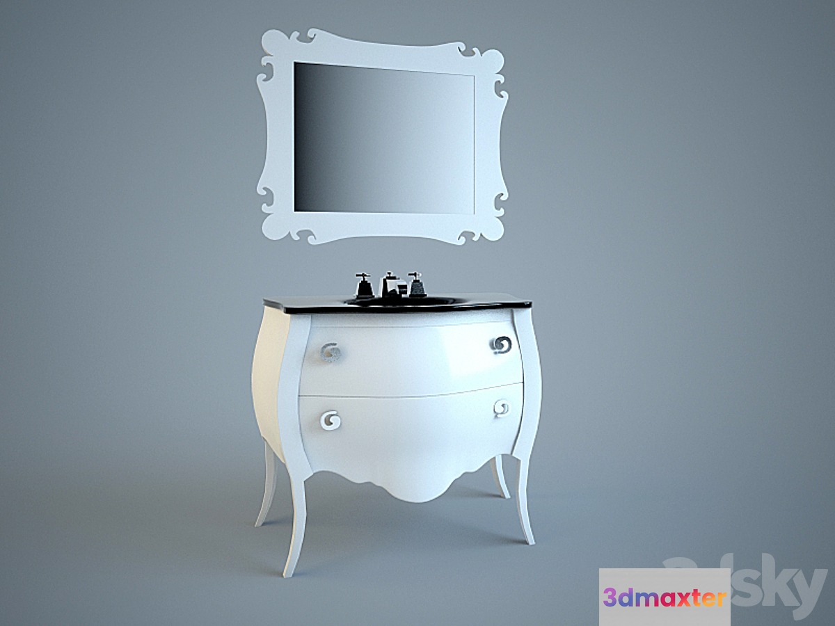 Tumba-wash basin with mirror factory Modo
