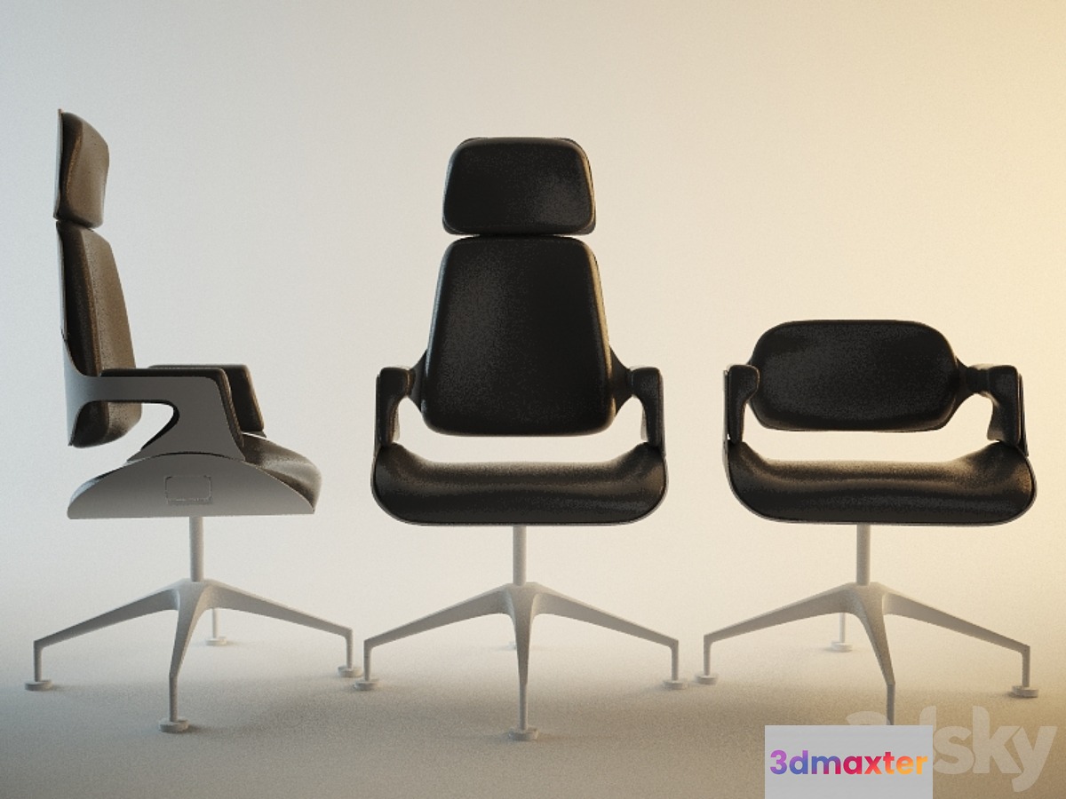 interstuhl Silver bezoekersstoelen 3D Max