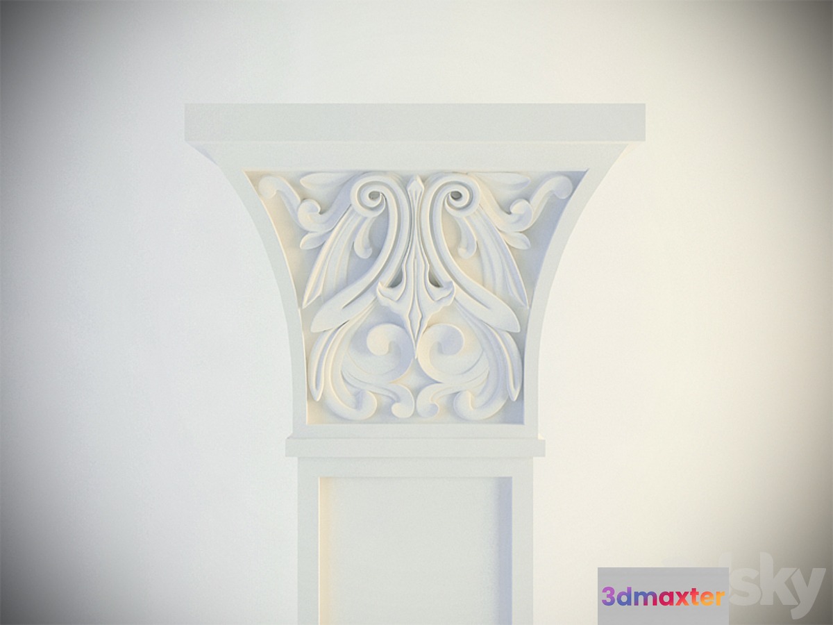 Colonna 101 3D Max
