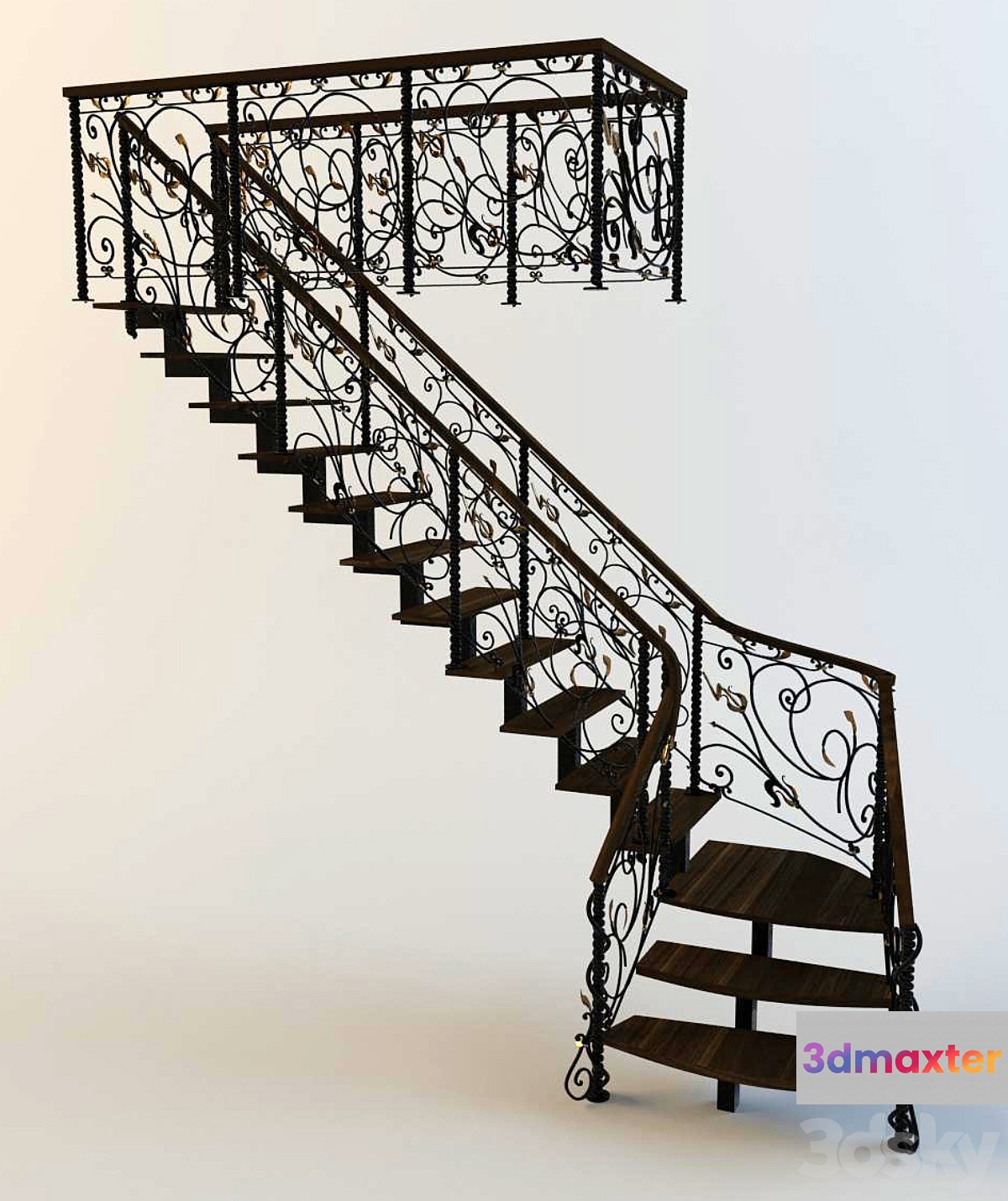 is a forged staircase 3D Max