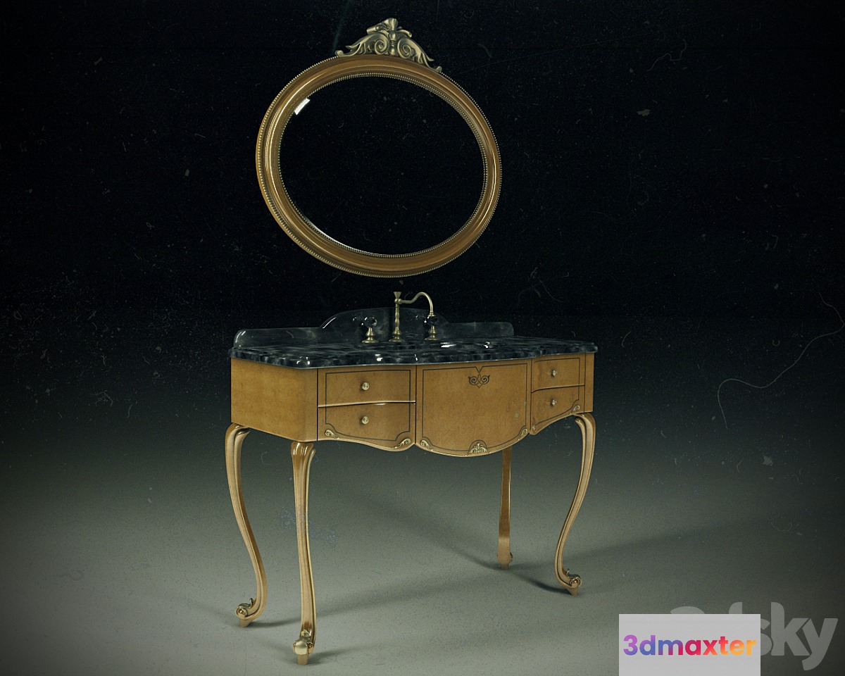 Furniture sink LINEATRE 3D Max