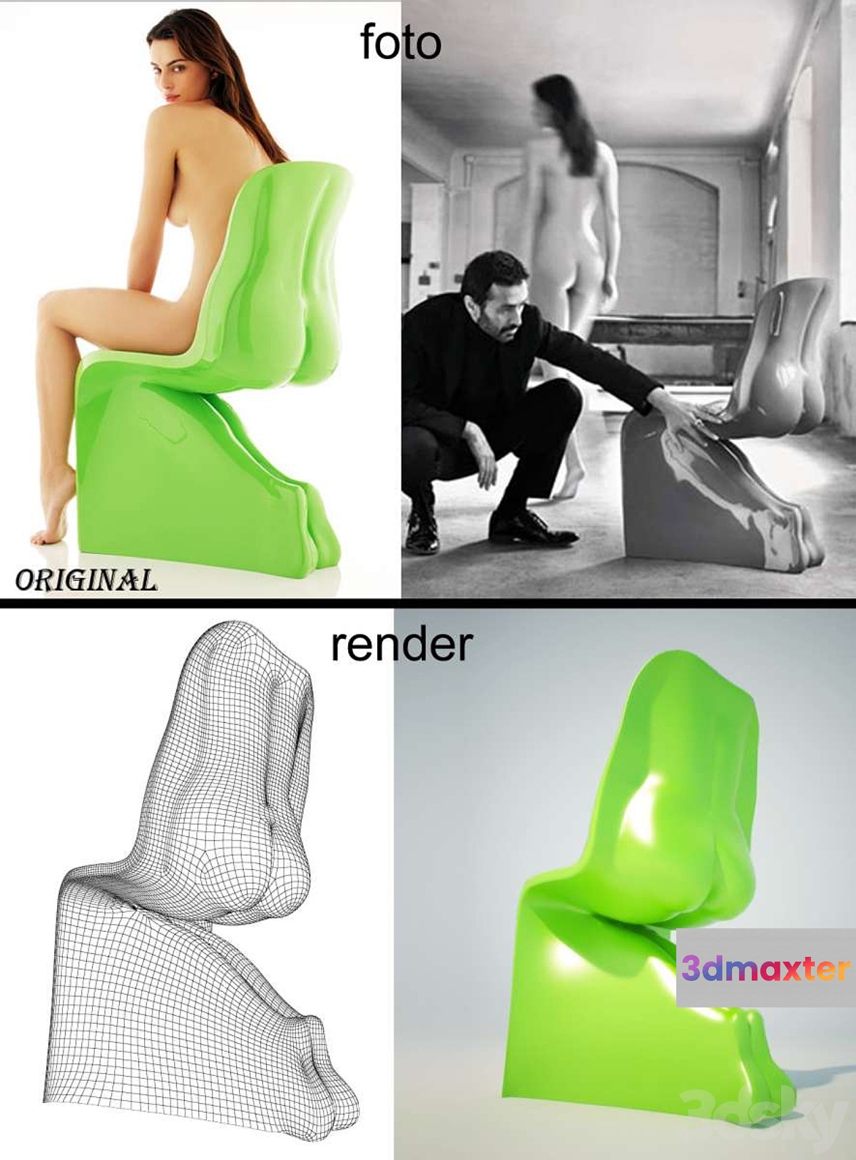 HIM & HER 3D Max