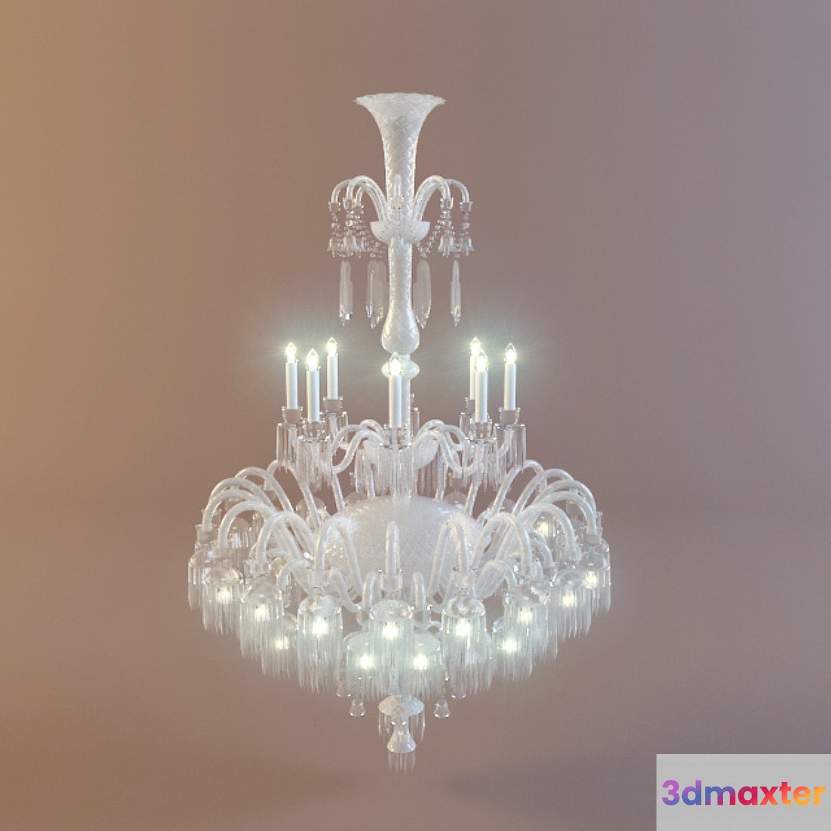 BACCARAT Chandelier 3D Max