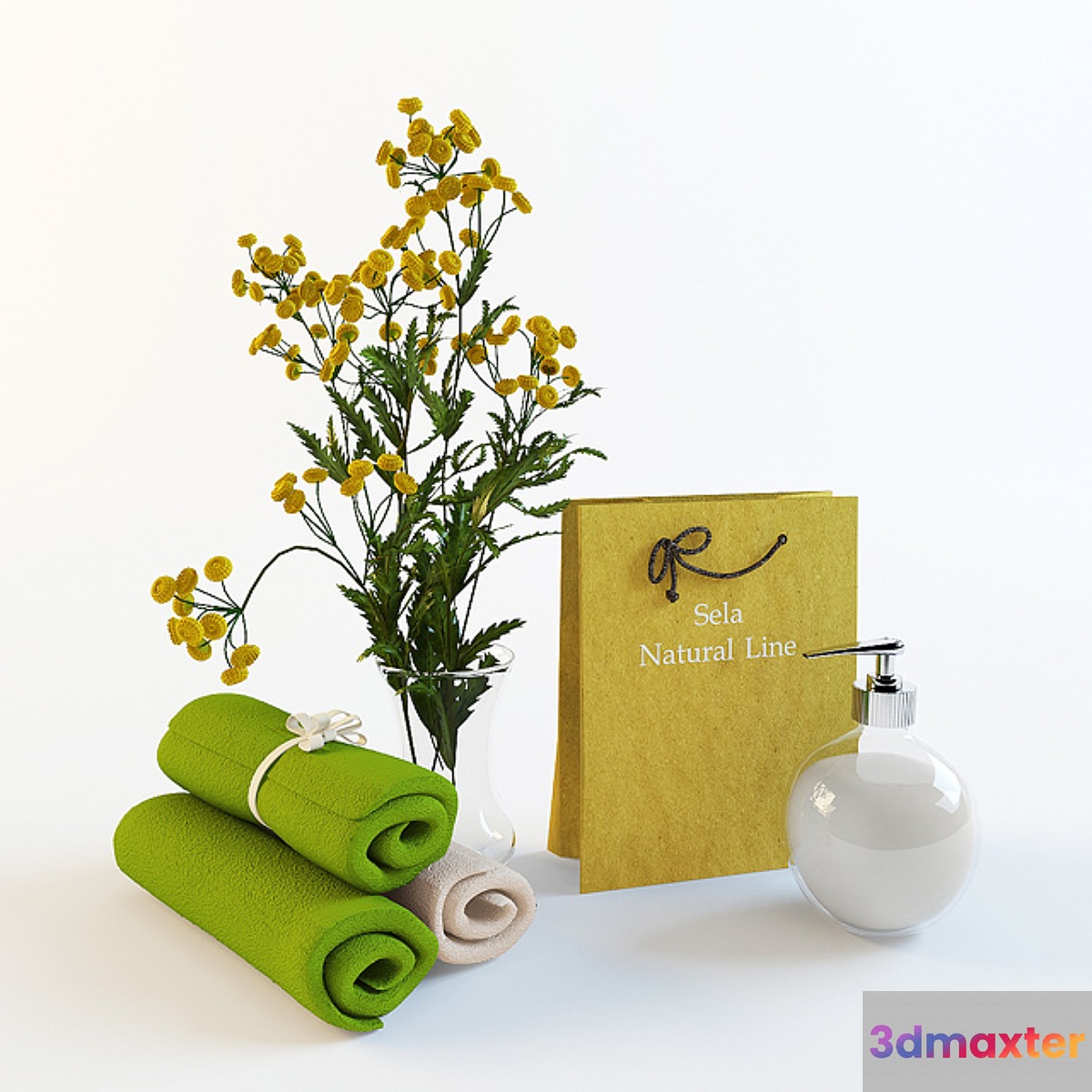 flower set 3D Max