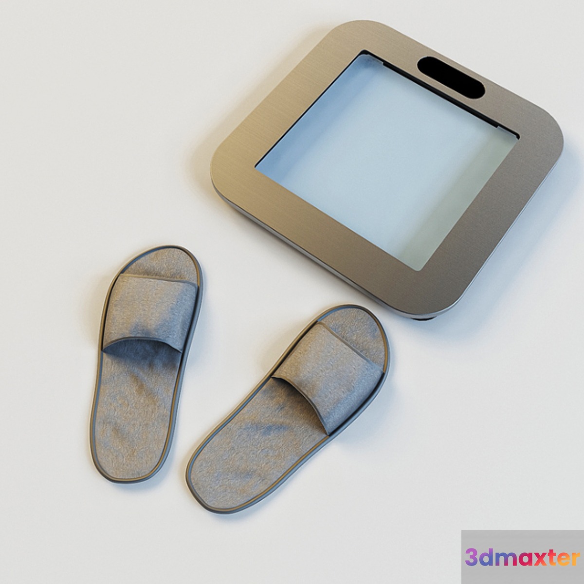 Scales and slippers 3D Max