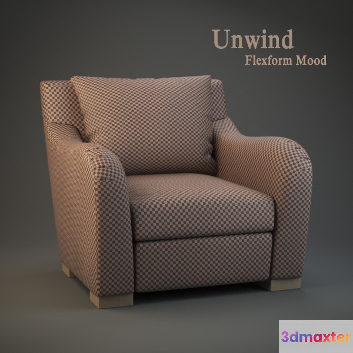 Flexform Mood Unwind 3D Max