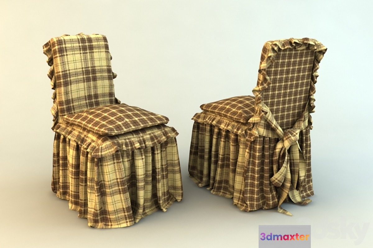 Pouch on a chair with cushion