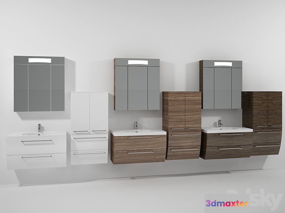 Door bathroom furniture