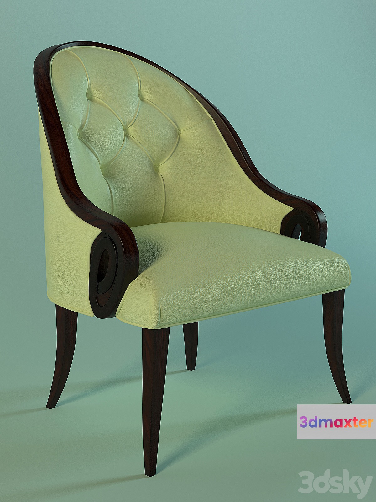 salon chair 60-0082 3D Max