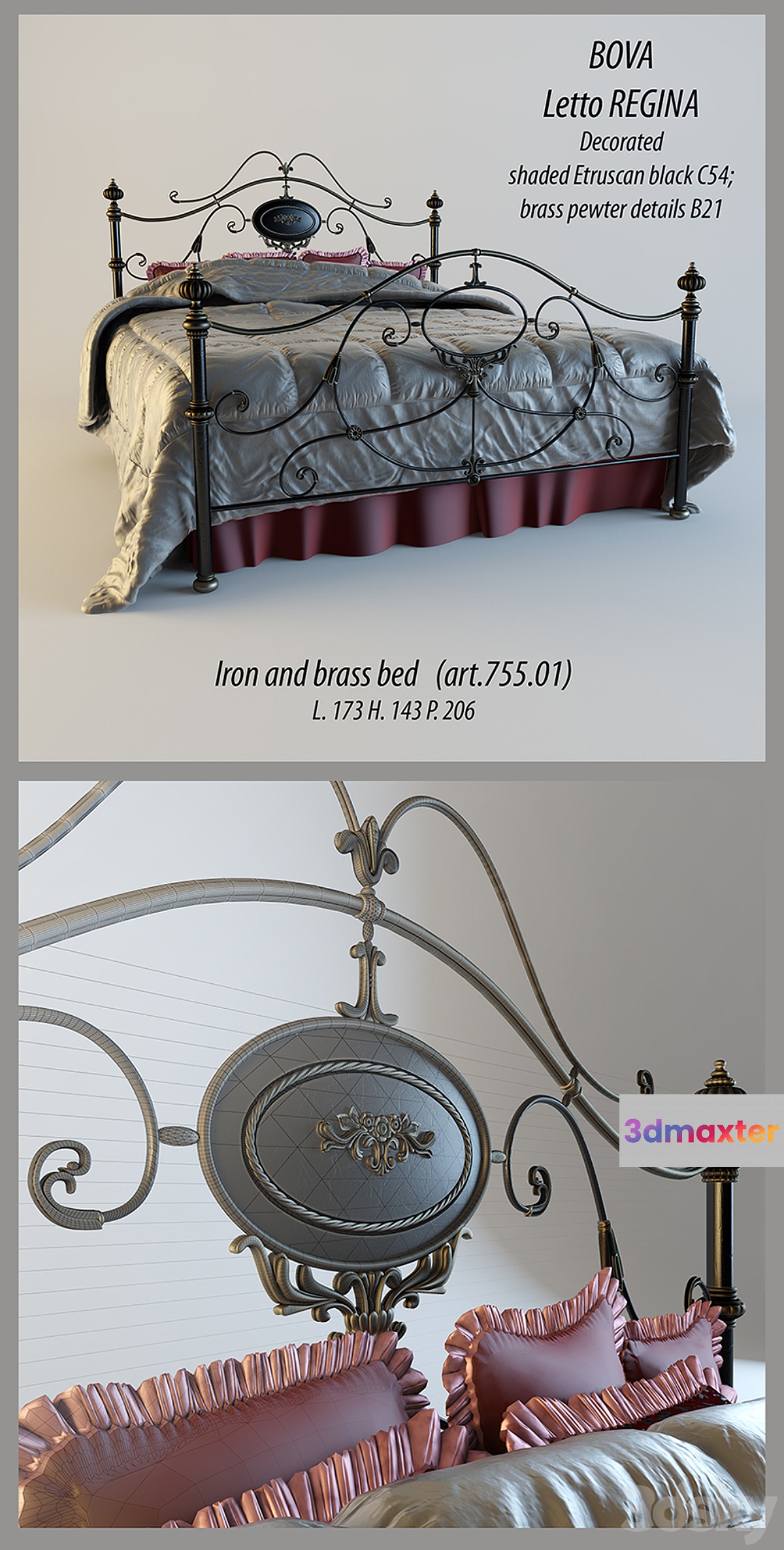 BOVA Letto REGINA