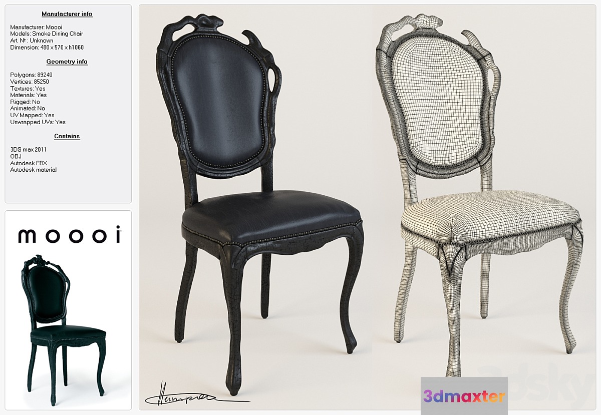 Smoke Dining Chair