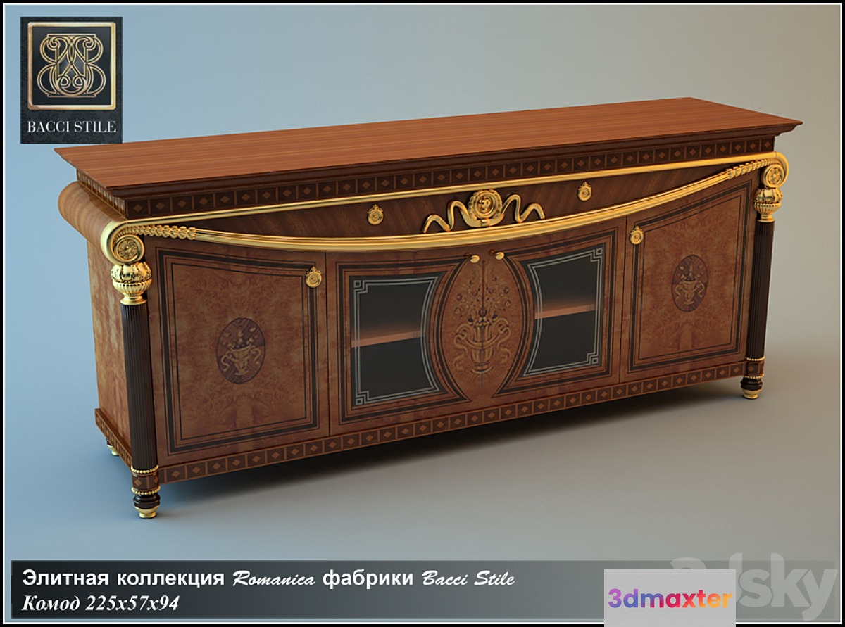 Chest factory Bacci Stile 3D Max