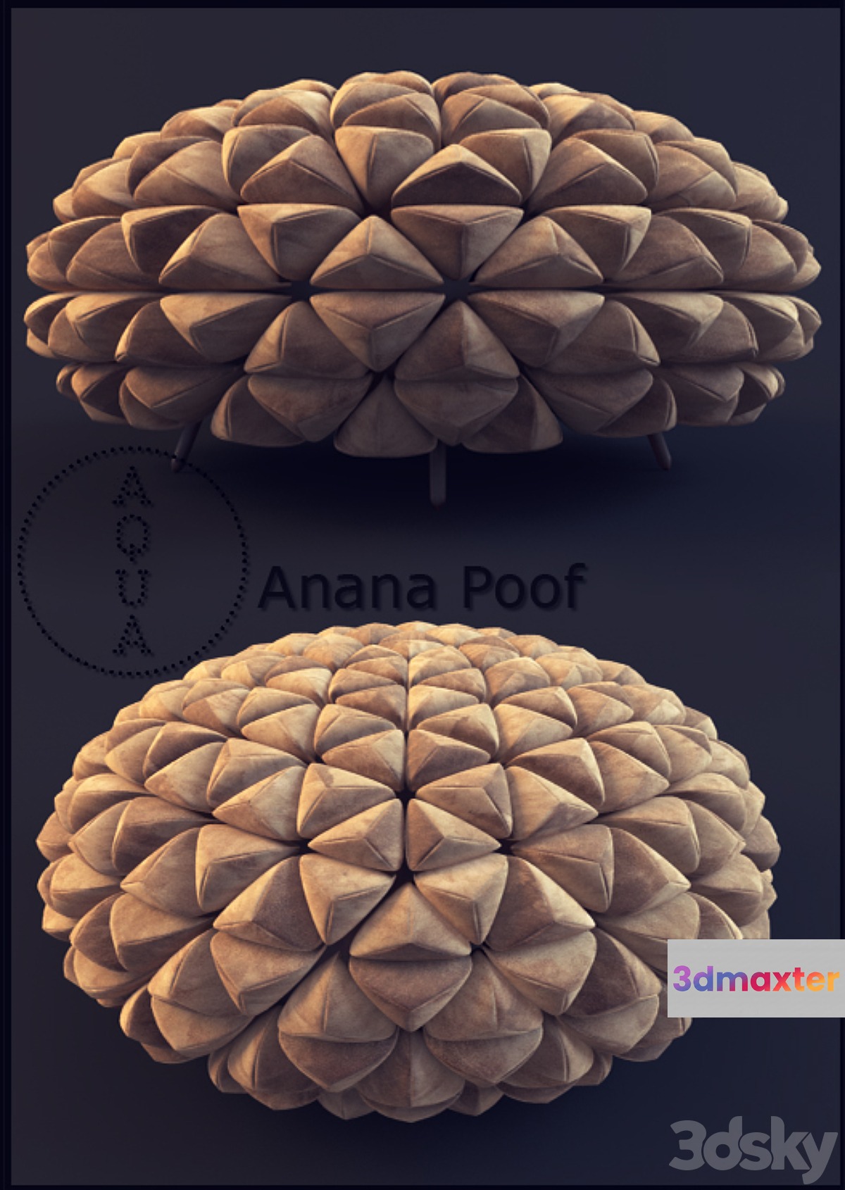 Anana Poof 3D Max