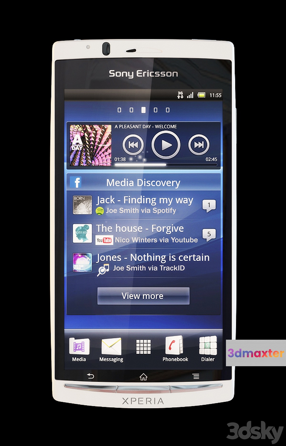 Sony Ericsson | Xperia Arc S White 3D Max
