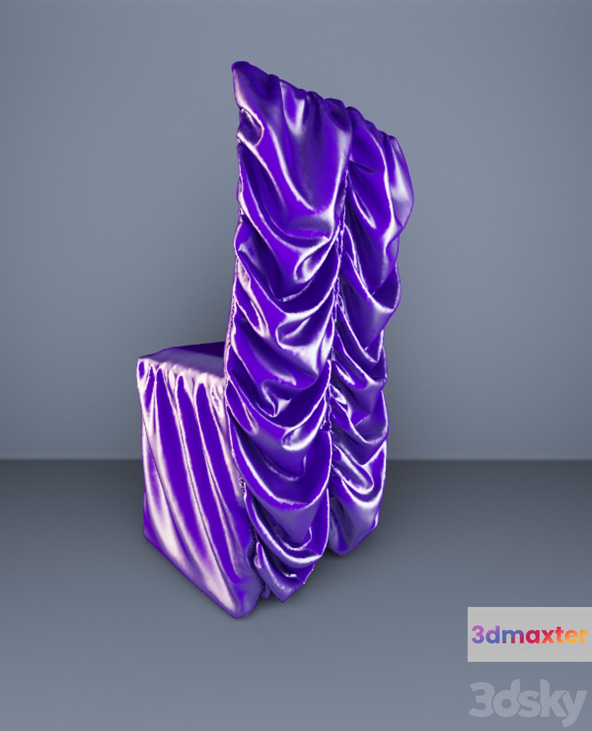 Glamorous pouch 3D Max