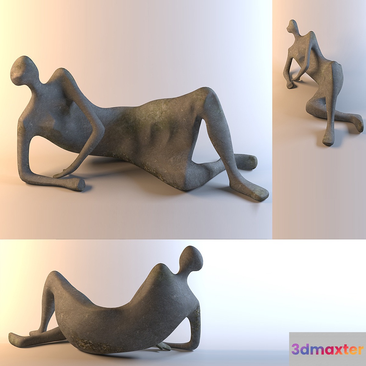 Reclining Figure 3D Max