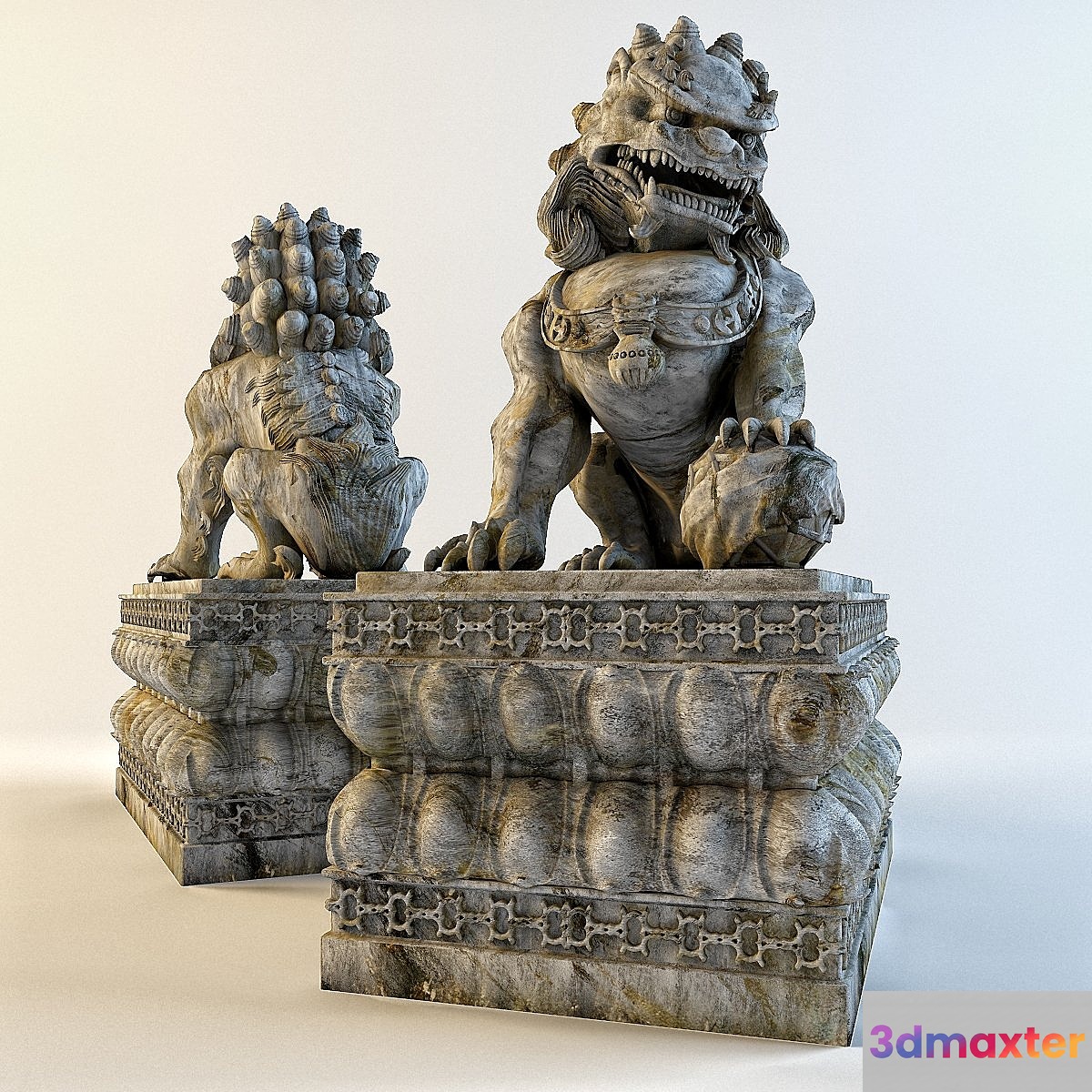 Celestial lion 3D Max