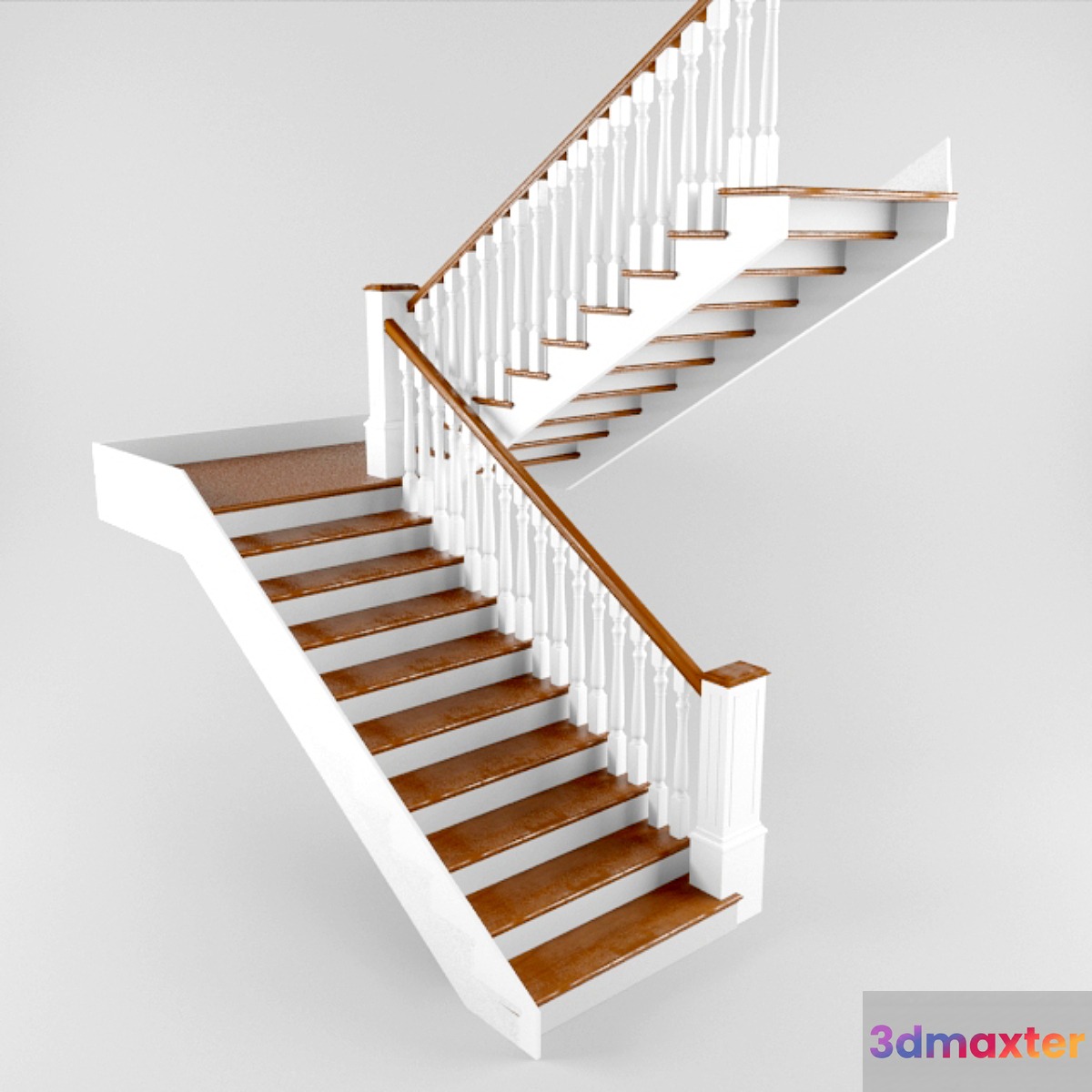 staircase with balusters