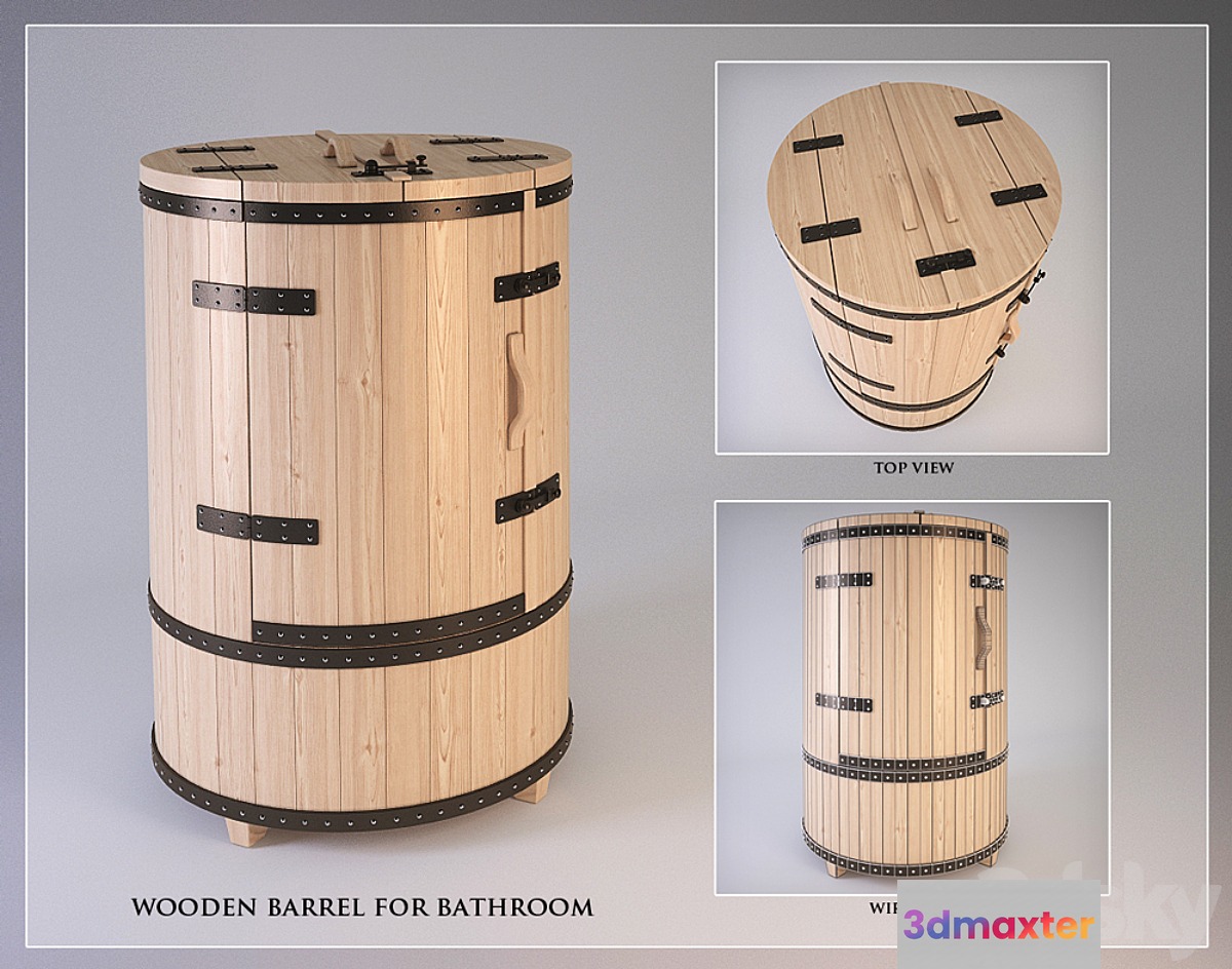 barrel for the bathroom