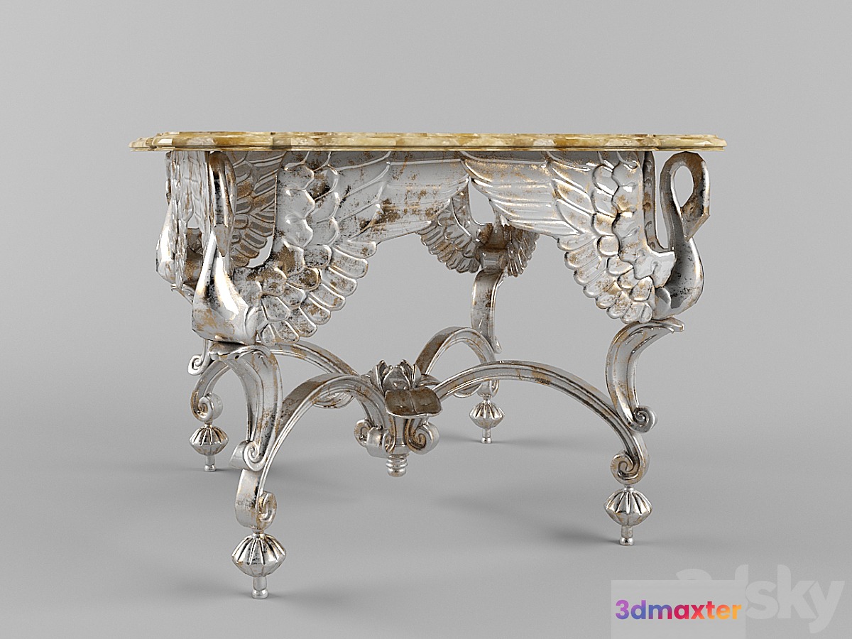 table antique 3D Max