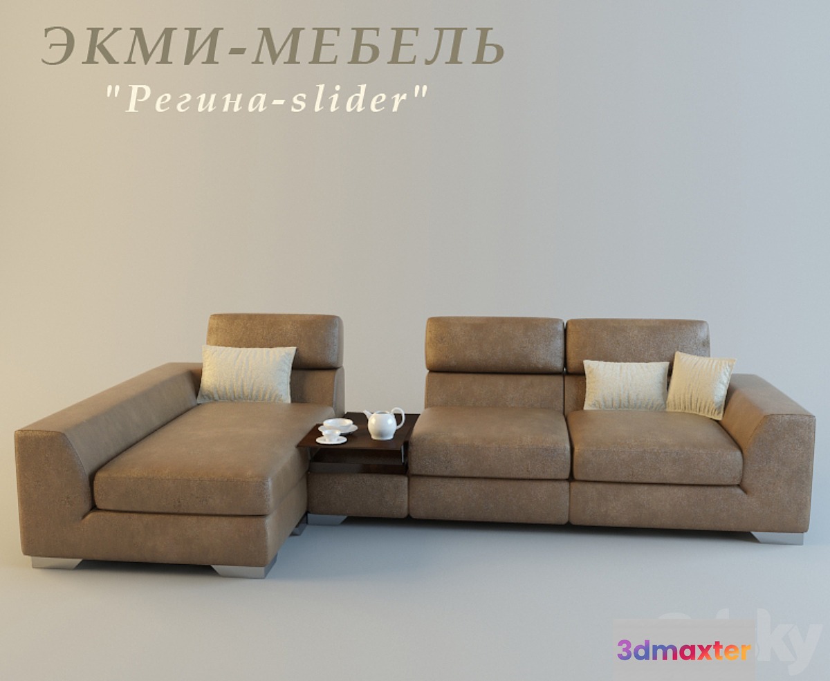 Regina-slider 3D Max