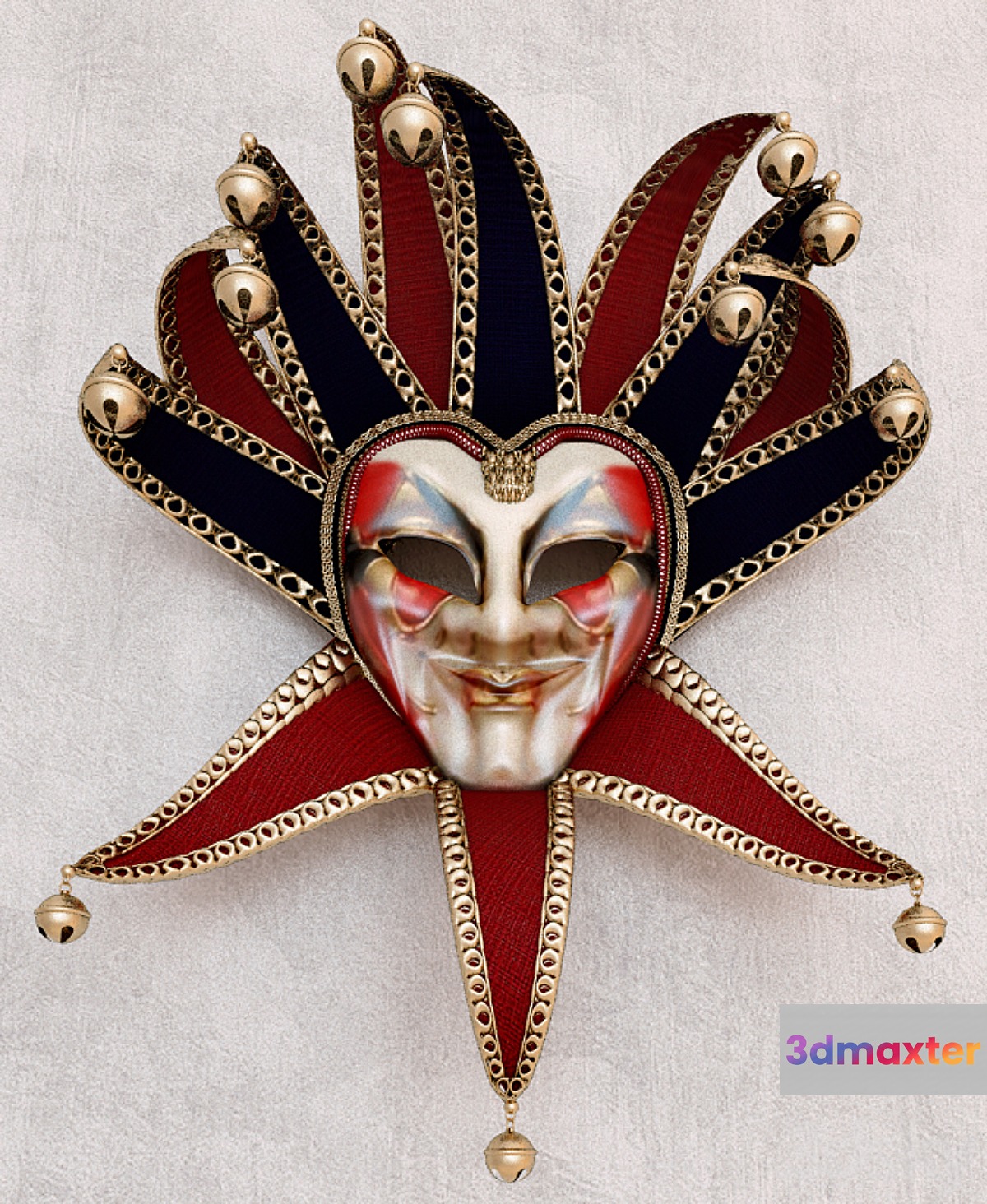 Italian mask 3D Max