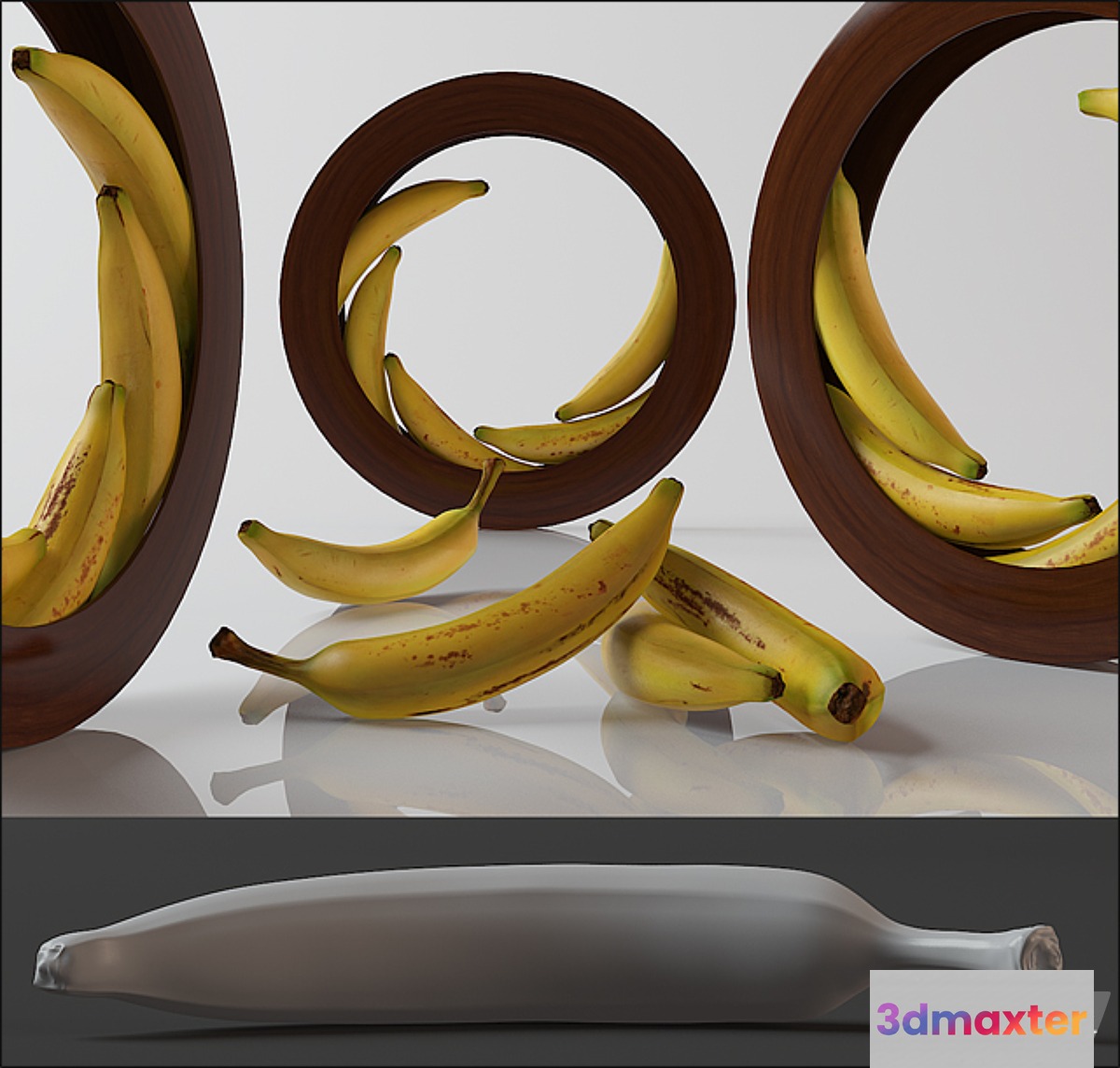 bananas 3D Max