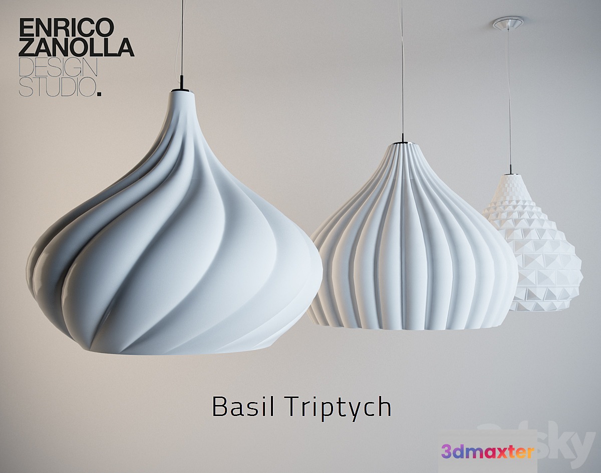 Basil Triptych 3D Max