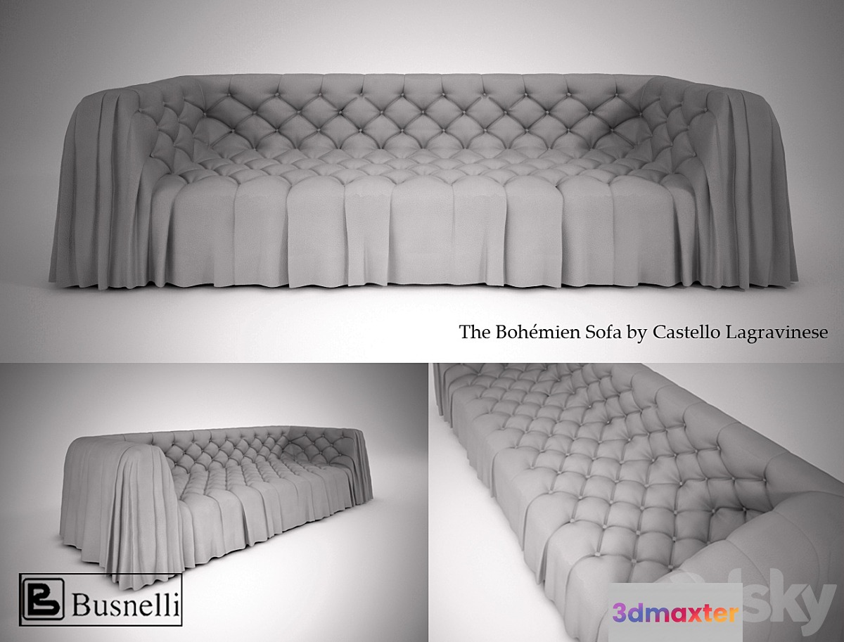 Busnelli _ Bohemien 3D Max