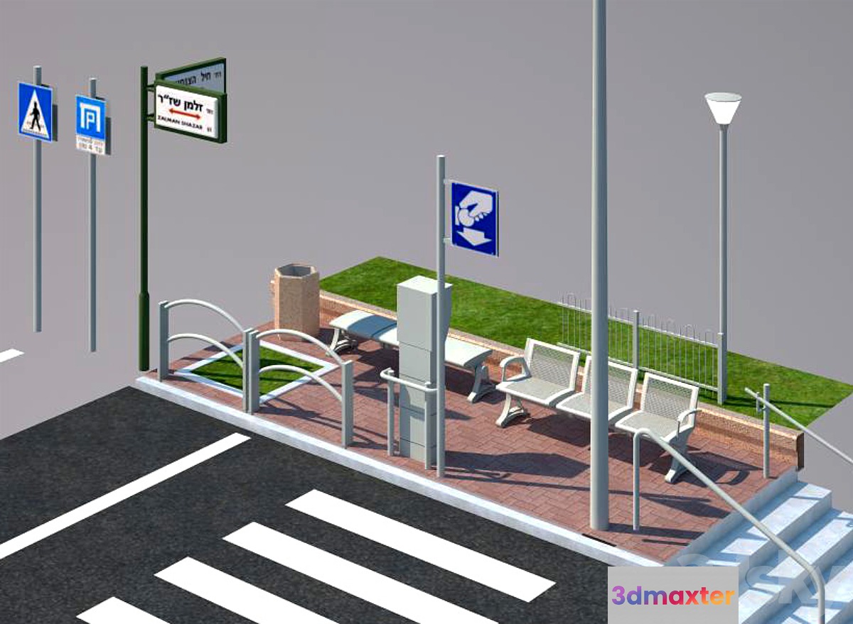 A set of models for street beautification