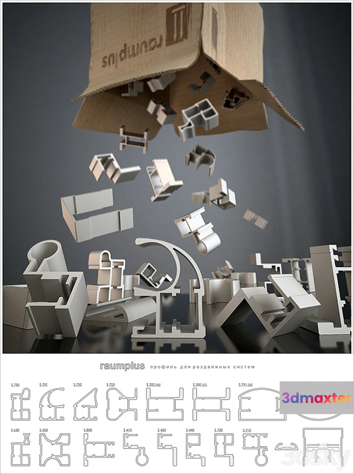 Raumplus profiles 3D Max