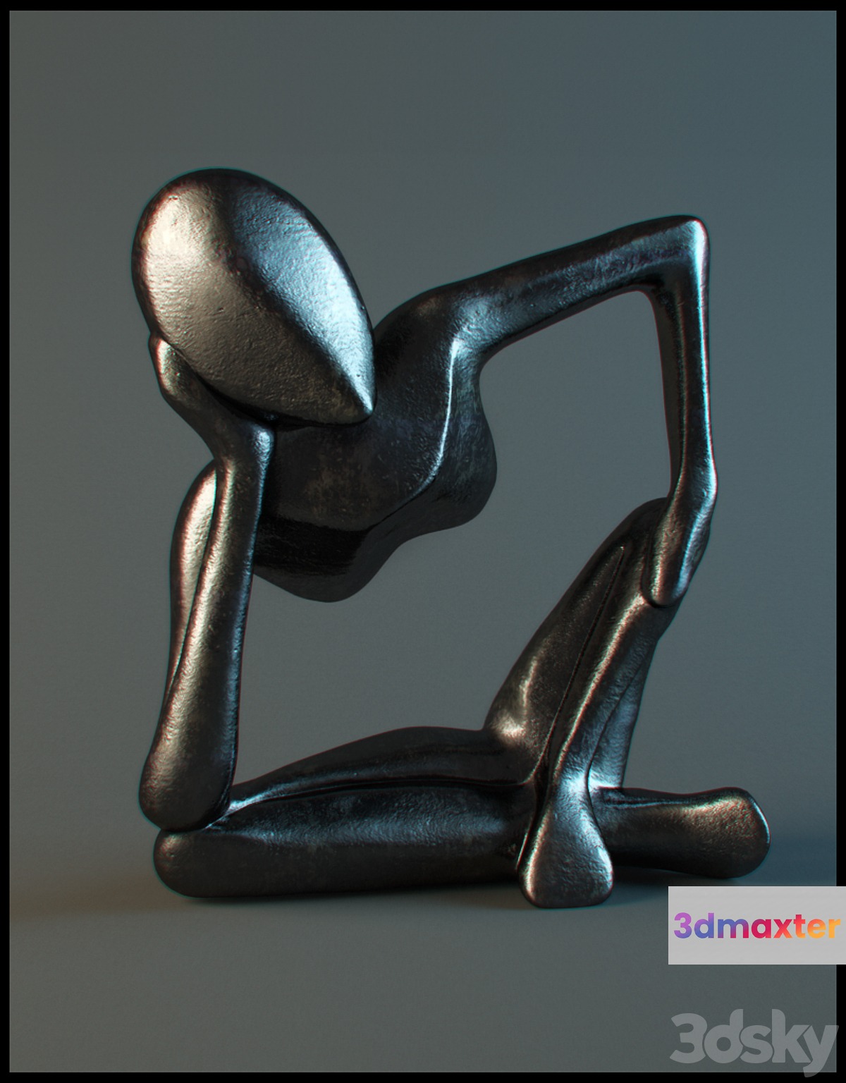 Statuette of Tai 3D Max