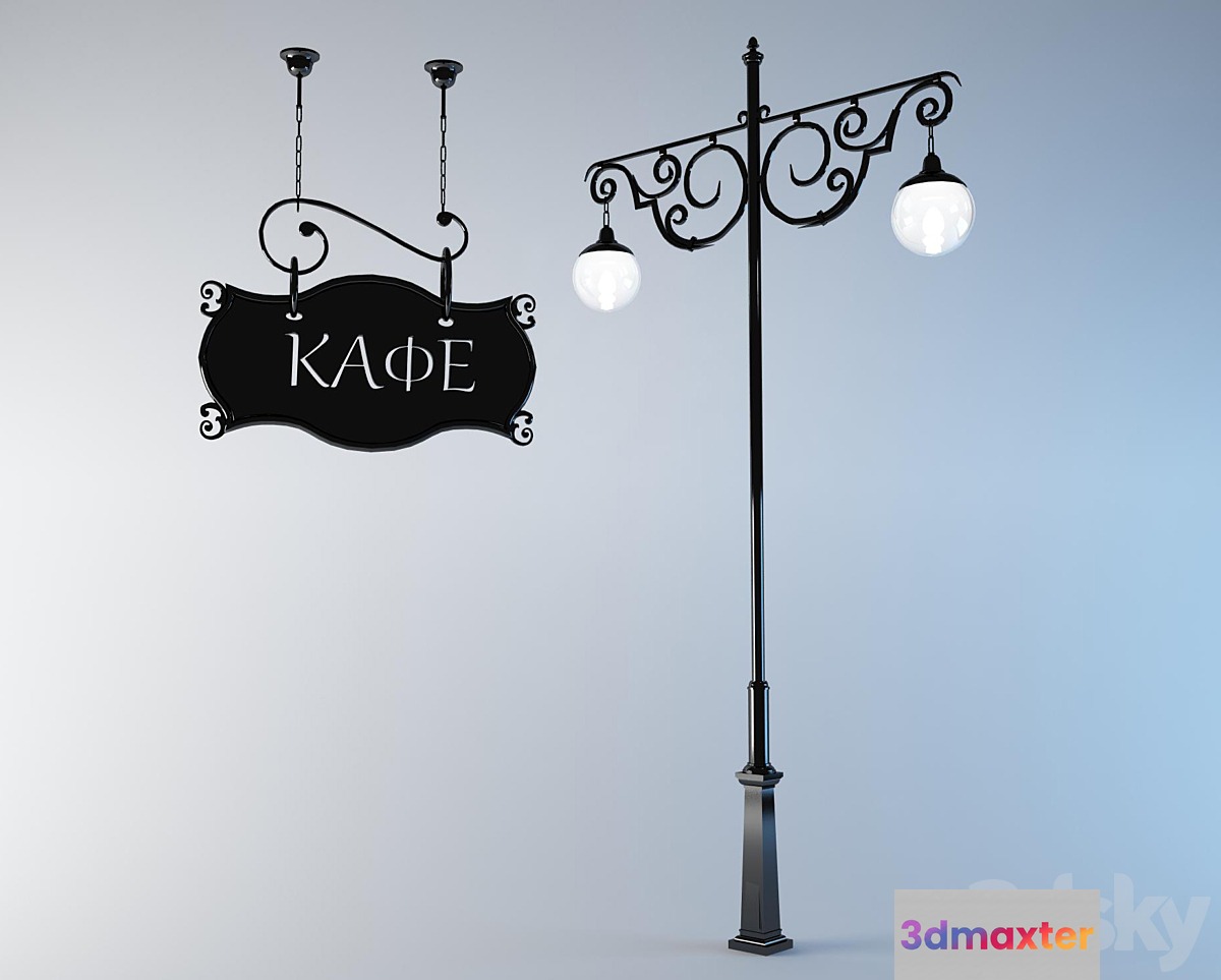 Signboard forged