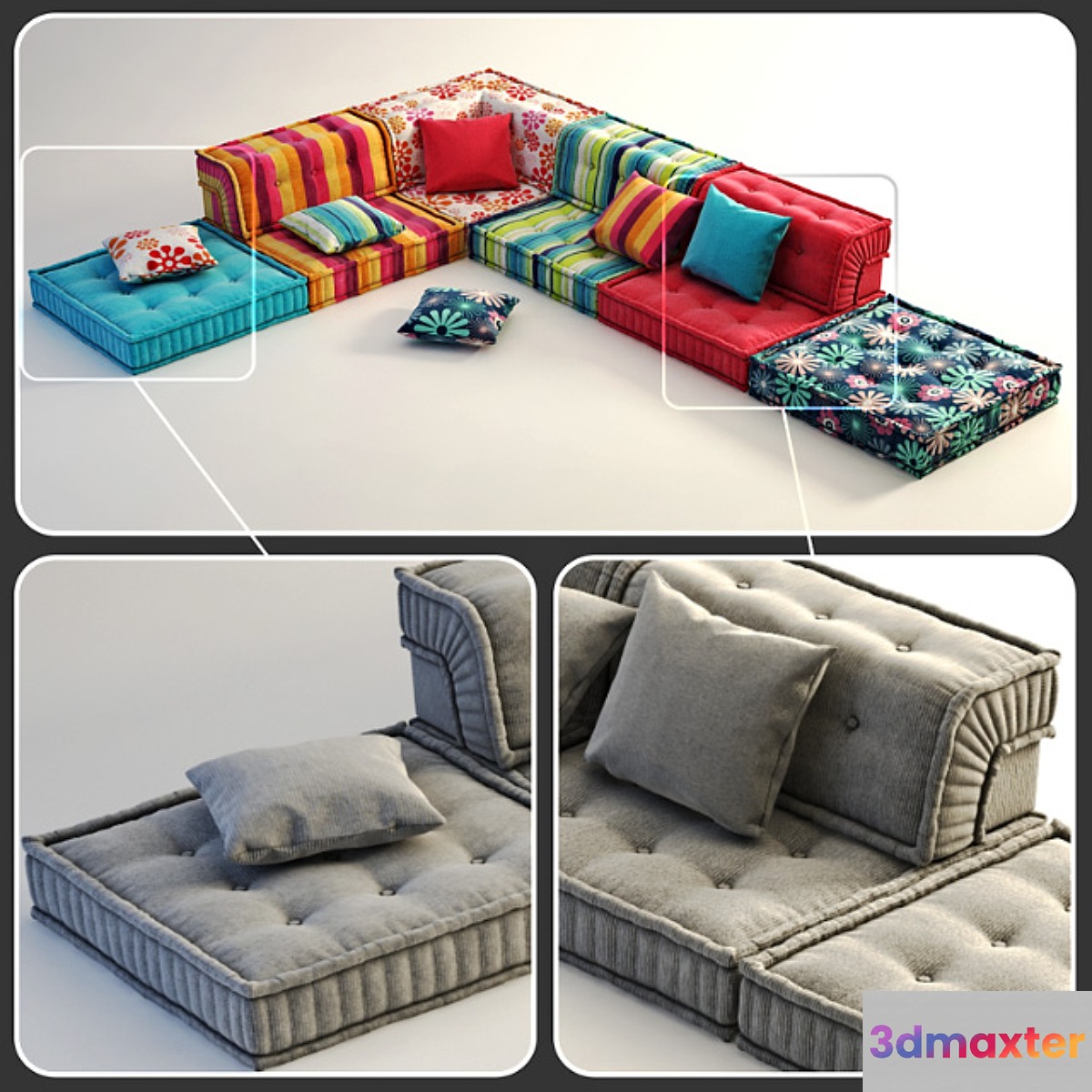 ROCHE BOBOIS _ Mah Jong 3D Max