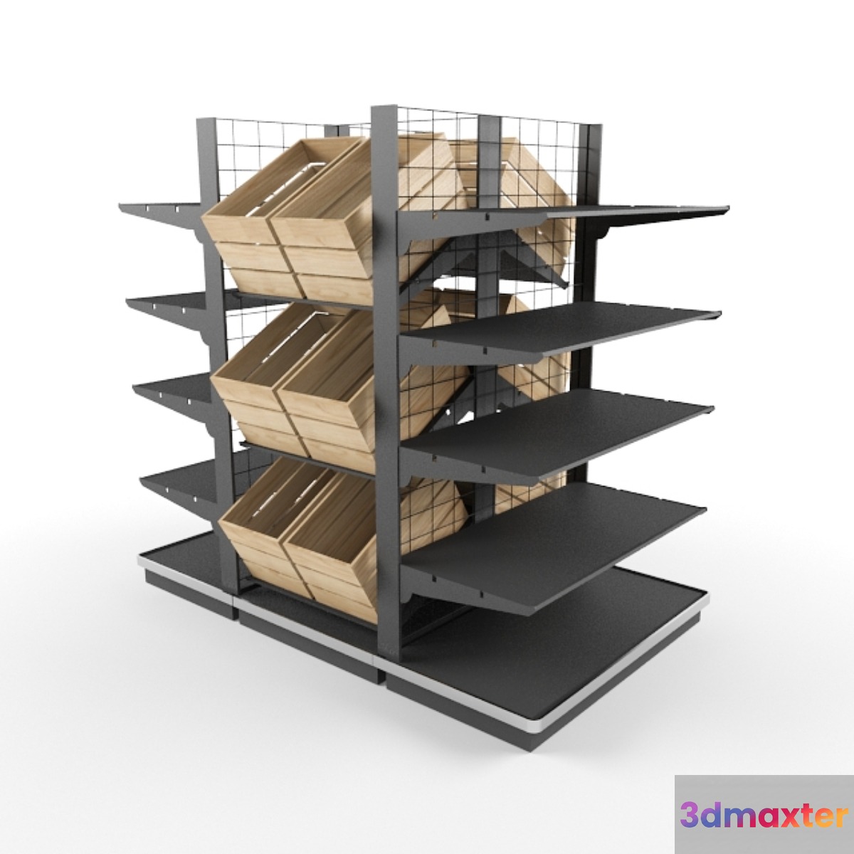 shelves with drawers