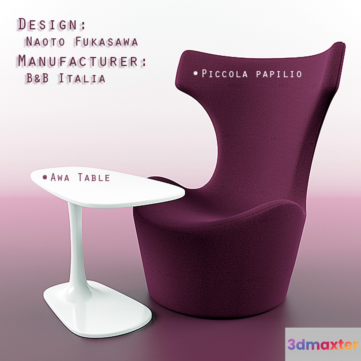 Piccola papilio 3D Max
