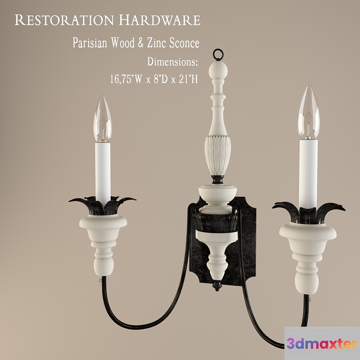 Restoration Hardware - No.2 3D Max