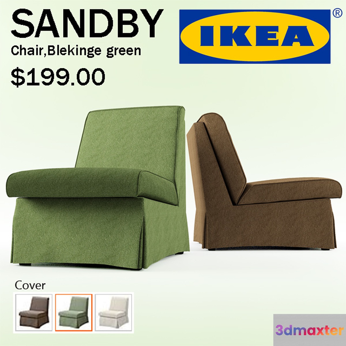 IKEA _ sandby chair green