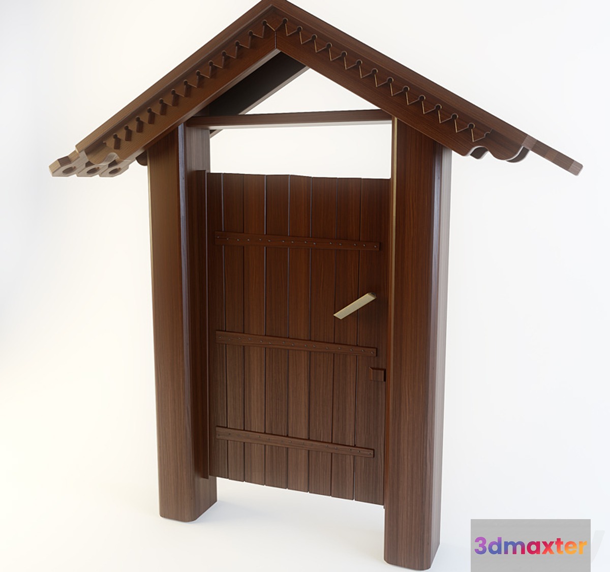 Wooden gate