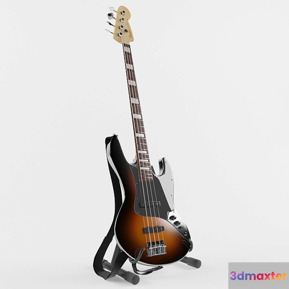 fender jazz bass 3D Max